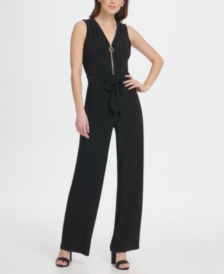 zipper jumpsuit