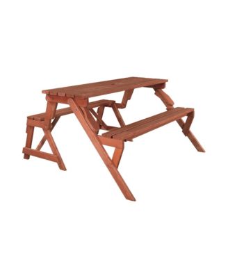 Flash Furniture Plastic Folding Table And Bench Set Reviews