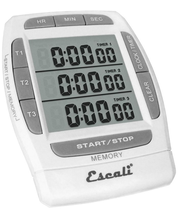 Escali Corp Triple Event Digital Timer Macy's