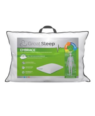 Great Sleep Suprelle Flex Fiber 2 Gusset Standard Queen Pillow Reviews Pillows Bed Bath Macy S