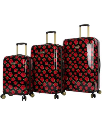 Betsey johnson luggage lips sale