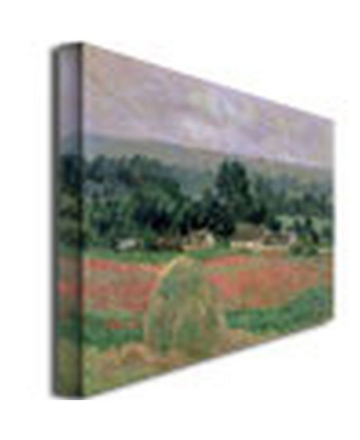 Trademark Global Claude Monet 'Haystack at Giverny, 1886' Canvas Art ...
