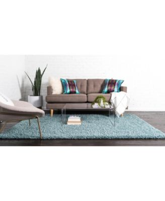Solid Shag SS1 Area Rug Collection
