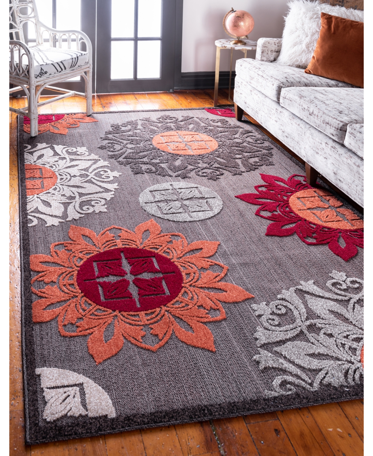 Bayshore Home Outdoor Pashio Pas4Area Rug - Brown