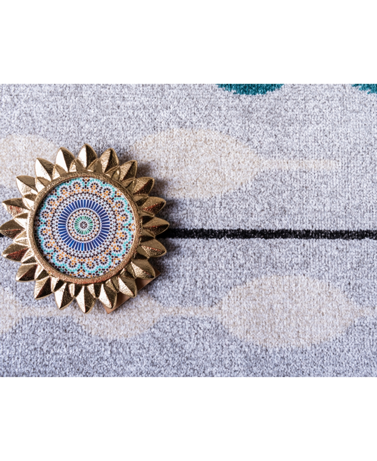 Bayshore Home Outdoor Pashio Pas3Area Rug - Gray