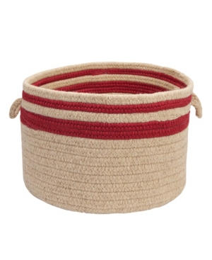 Colonial Mills Cabin Stripe Braided Storage Basket