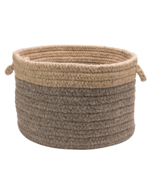 Colonial Mills Chunky Natural Wool Dipped Braided Basket