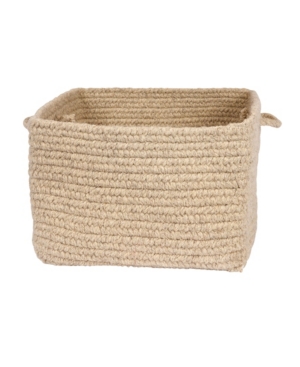 Colonial Mills Chunky Natural Wool Square Braided Basket