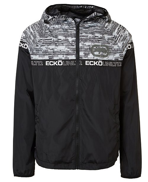 Ecko Unltd Men S Mullet Windbreaker Reviews Coats Jackets