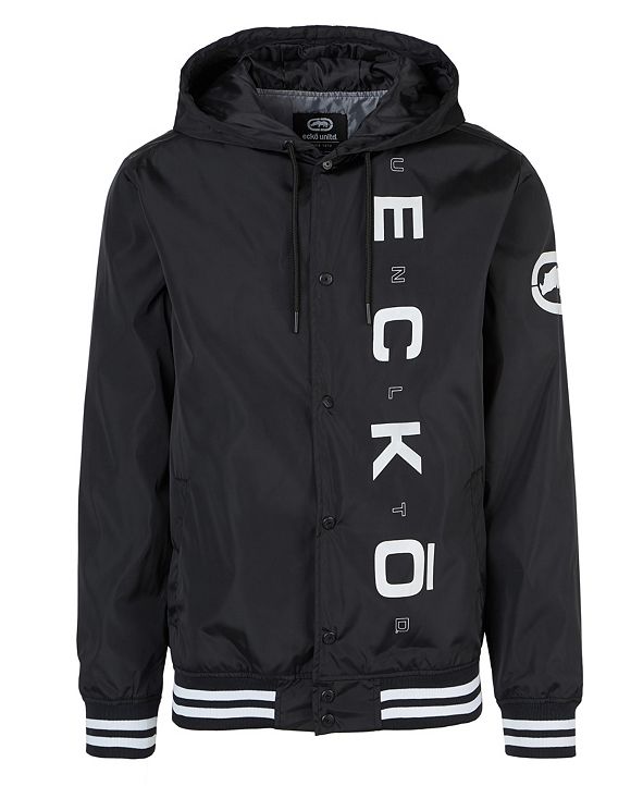 Ecko Unltd Men's Eu Vert Varsity Windbreaker & Reviews ...