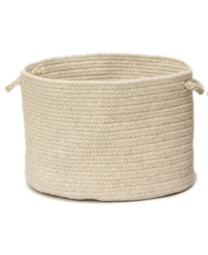 Colonial Mills Shear Natural Braided Storage Basket