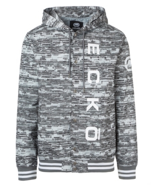 Ecko Unltd Men's Eu Vert Varsity Windbreaker