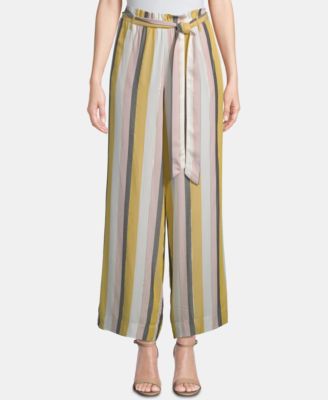 ECI - Striped Tie-Waist Pants