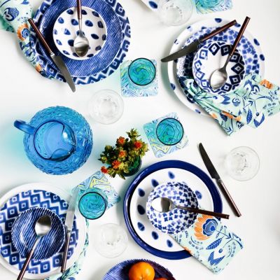 Santorini  Assorted Salad Plates - Set of 4