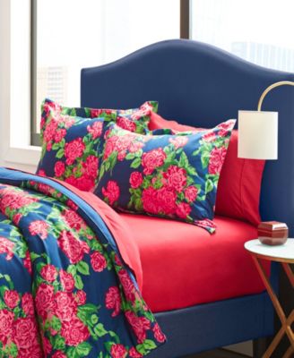 Betsey Johnson Bountiful Bouquet Comforter Set, Queen - Macy's