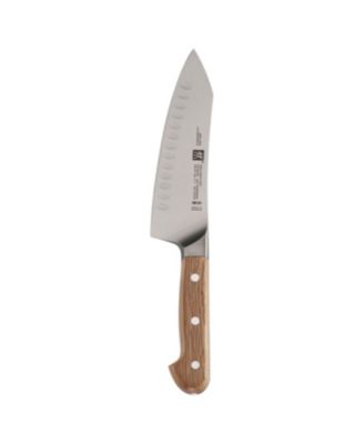 J.A. Henckels - Zwilling  Pro Holm Oak 7" Rocking Santoku Hollow Edge Knife