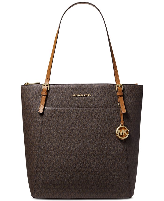 Michael Kors Voyager Signature North South Tote - Macy's