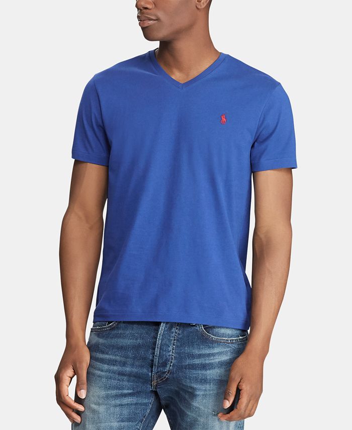 Polo Ralph Lauren Men's Classic-Fit V Neck T-Shirt - Macy's