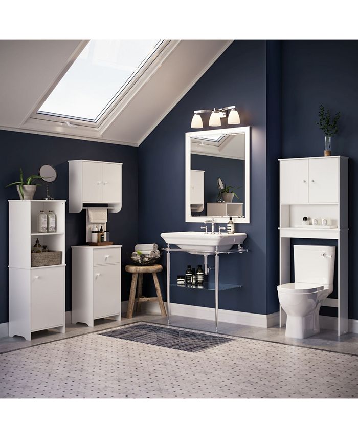 RiverRidge Madison 15.75-in x 35.5-in x 11.81-in White ... - Lowe's