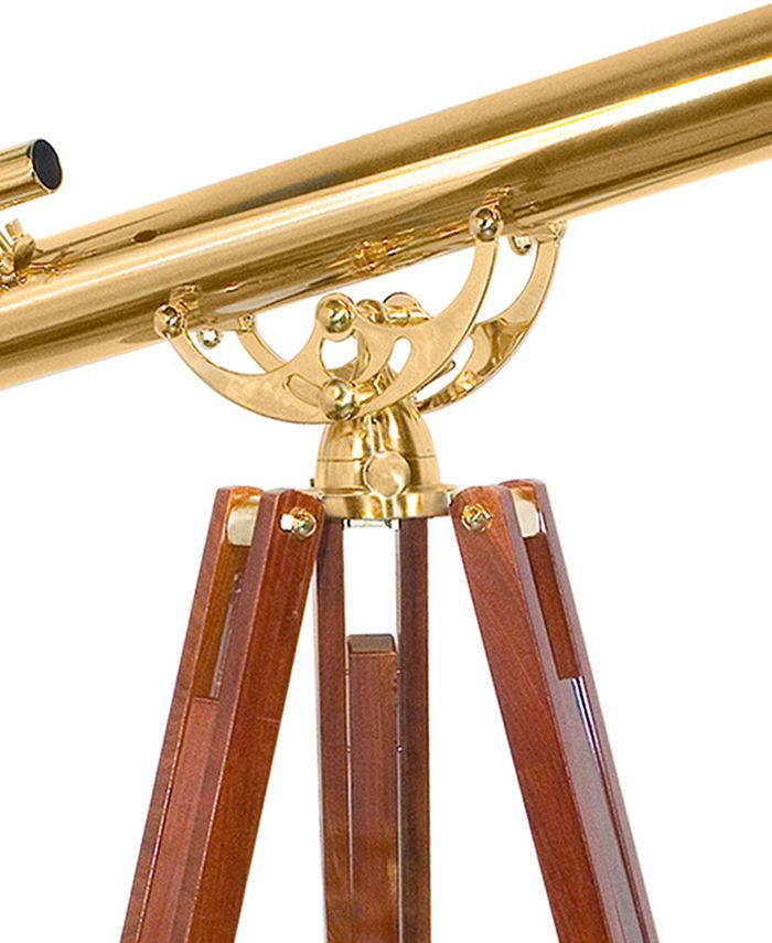 Barska 36 Power, 90080 Brass Refractor Telescope, Anchormaster with