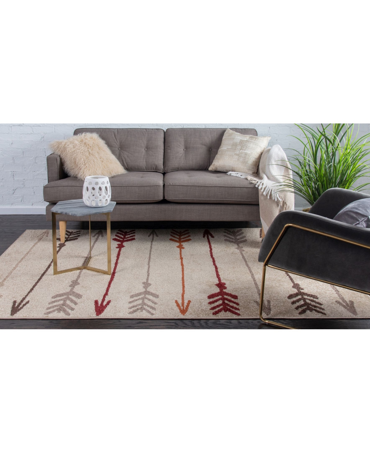 Bayshore Home Jasia Jas09Area Rug - Beige