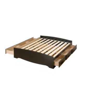 Prepac Queen Mate's Platform Storage Bed With 6 Drawers - Macy's