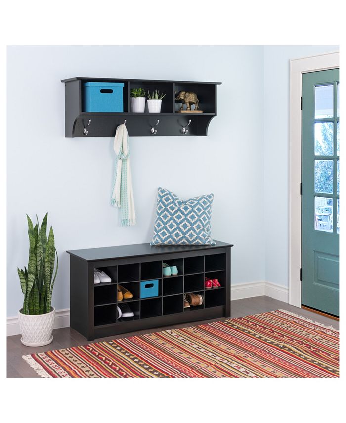 Rivièra Maison Wood Shoe Storage Bench | Wayfair