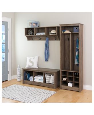 Prepac Space-Saving Entryway Organizer with Shoe Storage