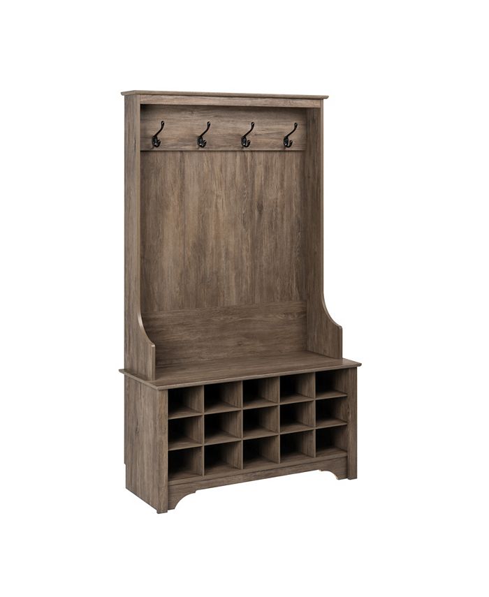 Prepac Hall Tree with Shoe Storage Macy's