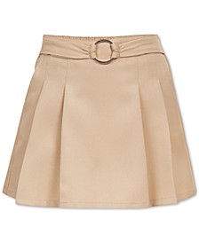 Little Girls Pleated Scooter Shorts