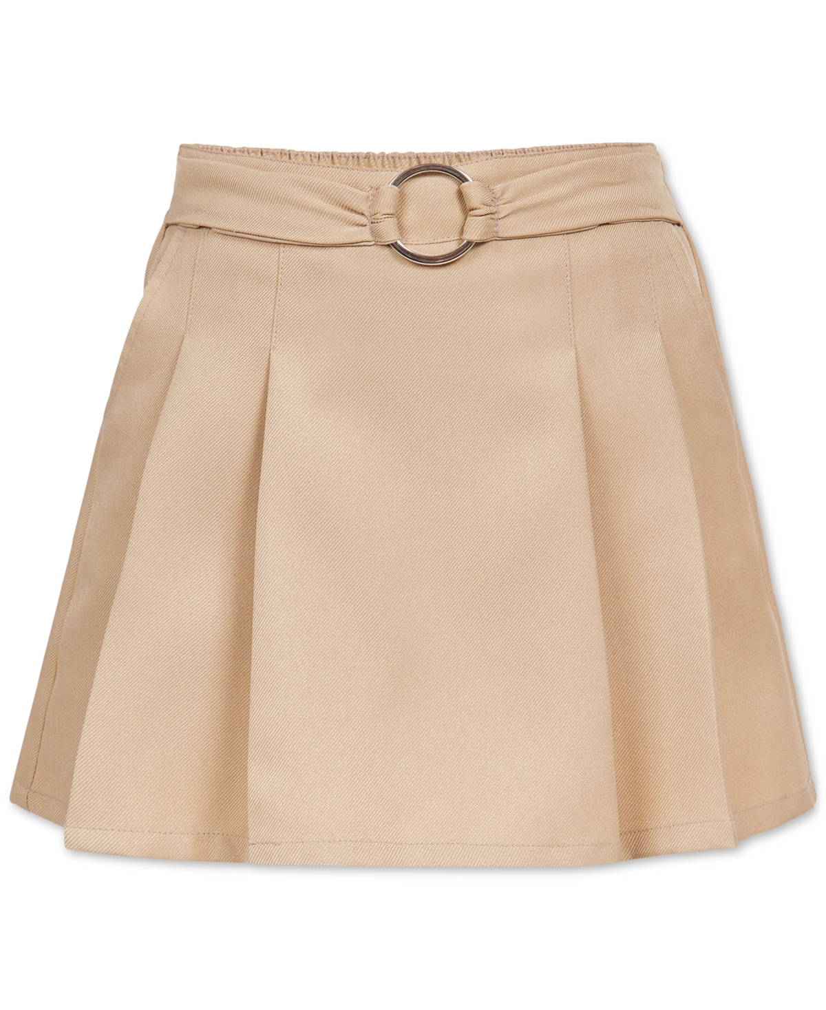 NAUTICA LITTLE GIRLS UNIFORM BELTED PLEATED SCOOTER SHORTS