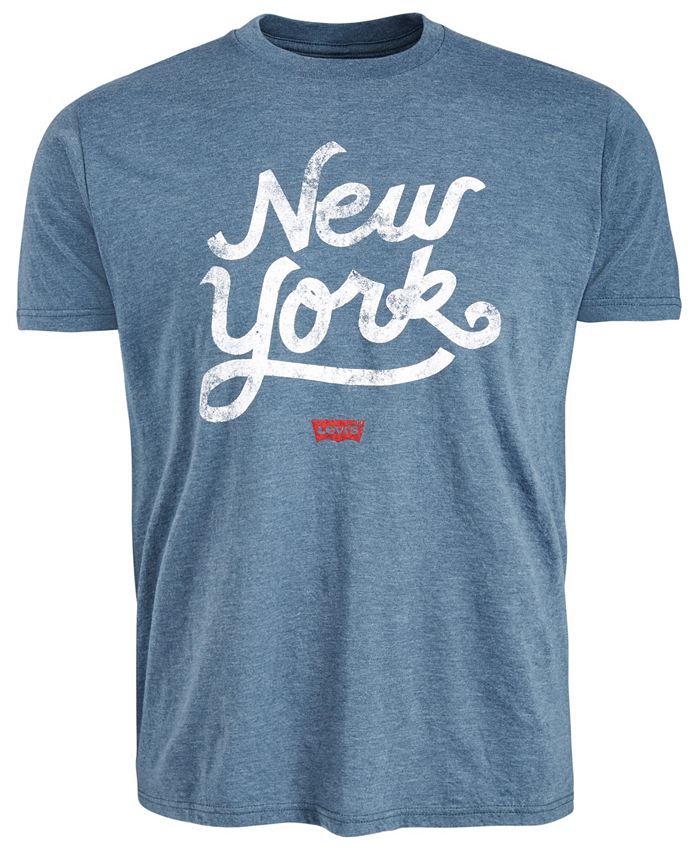 Levi's Men's Heathered New York Graphic T-Shirt & Reviews - T-Shirts ...