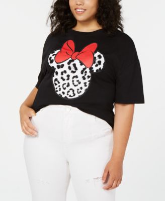 Love Tribe - Trendy Plus Size Minnie Mouse Graphic T-Shirt
