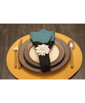 White Pearl Flower Napkin Ring