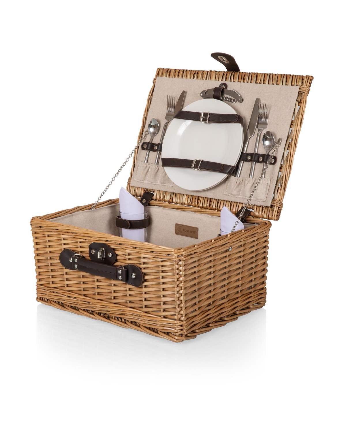 Classic Picnic Basket - Red And White Check