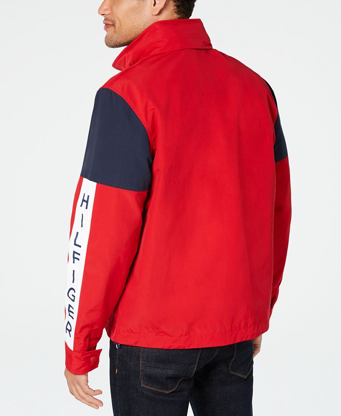Tommy Hilfiger Men's Harbor Colorblocked Hooded Yacht Jacket - Macy's