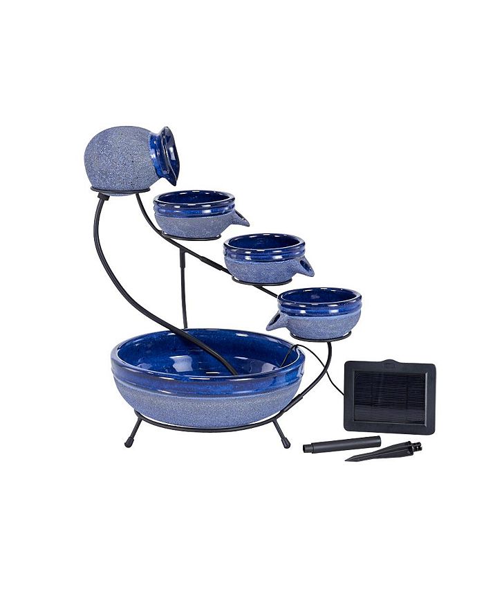 Smart Solar Ceramic Solar Cascade Fountain Macy's
