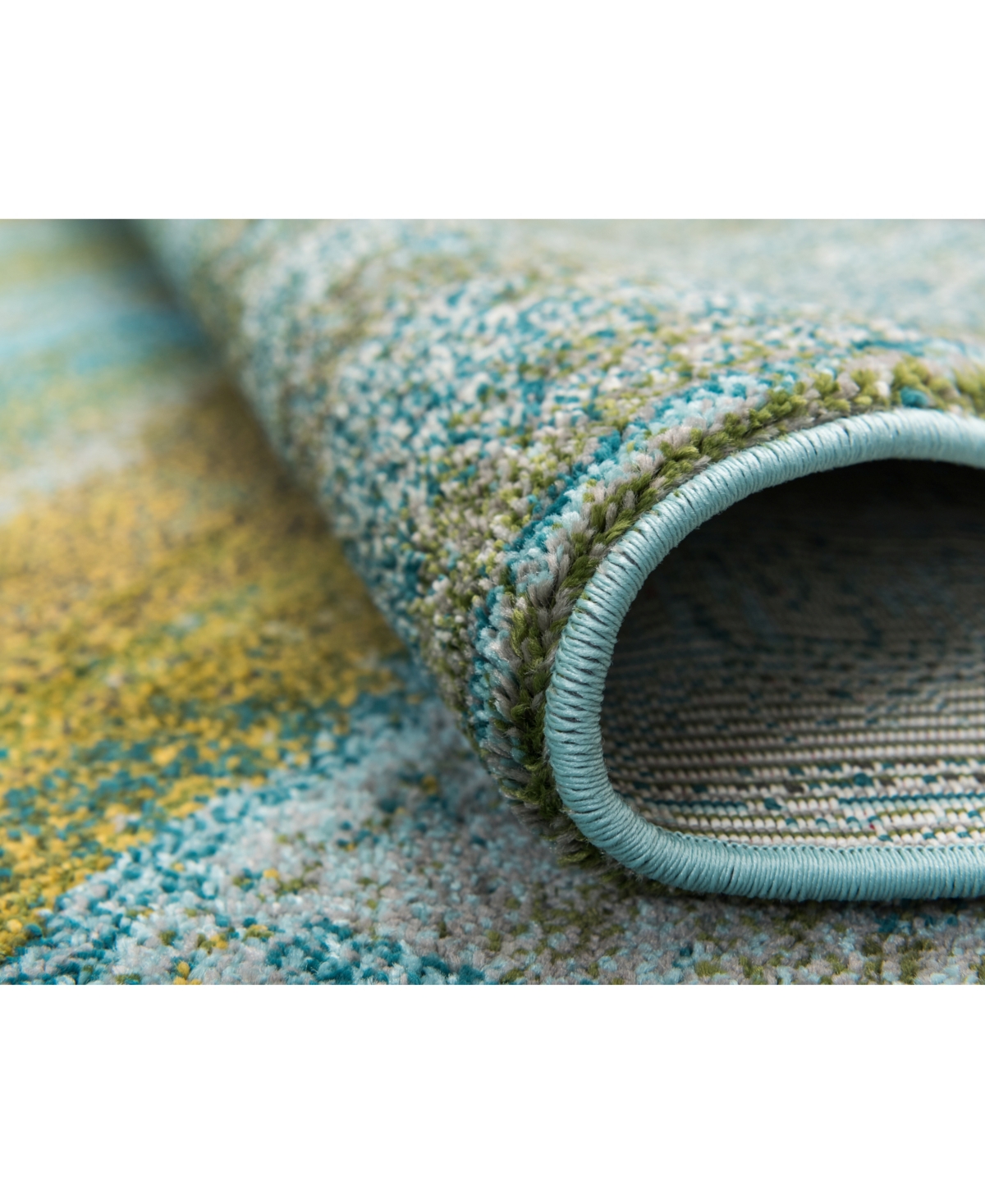 Bayshore Home Adah Ada2Area Rug - Turquoise