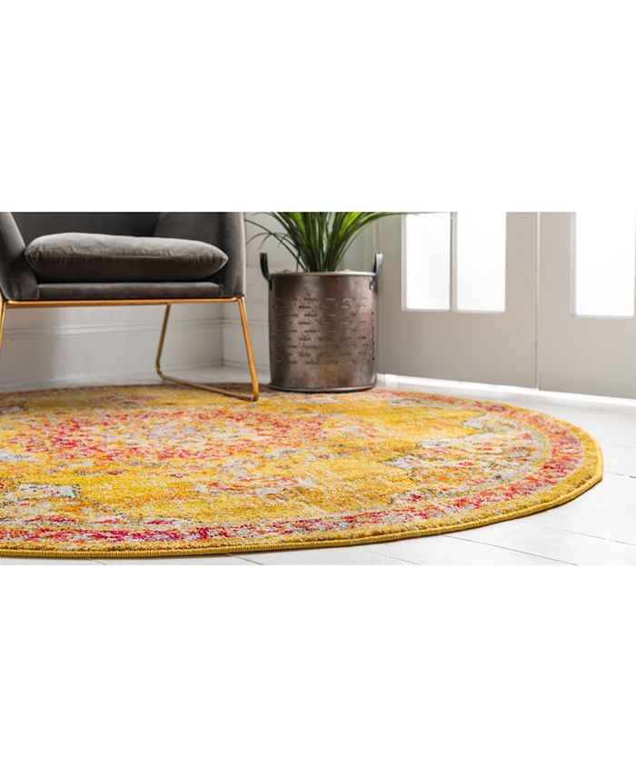 Bayshore Home Lorem Lor1 3' 3" x 3' 3" Round Area Rug & Reviews Rugs