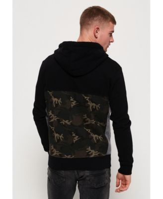 superdry camo zip hoodie