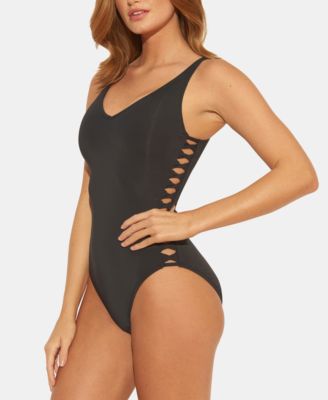 macys womens one piece swimsuits