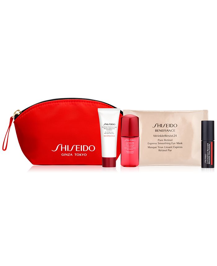 Shiseido Free 5pc beauty gift with 100 Shiseido purchase & Reviews