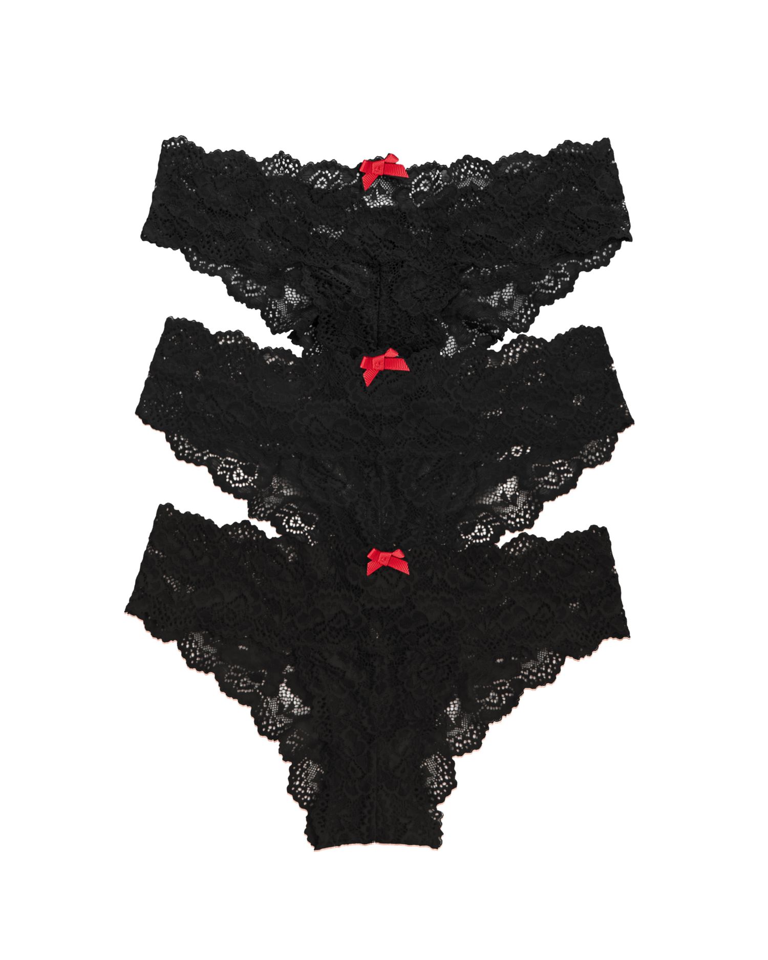Women's Goddess Stretch Lace Chikini 3-Pack