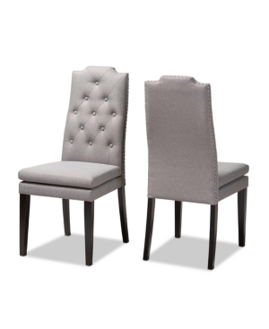 Furniture Dylin Dining Chairs, Set Of 2 In Gray