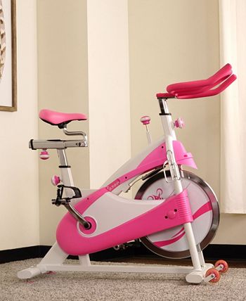 Pink indoor cycling bike cheap