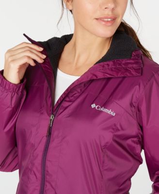 columbia rain to fame sherpa lined jacket