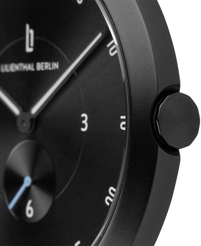 Lilienthal Berlin L1 All Black Mesh Watch 42mm Macy's
