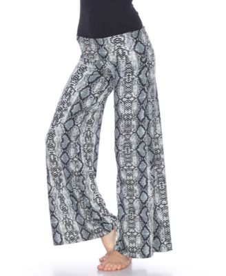 Python Printed Palazzo Pants