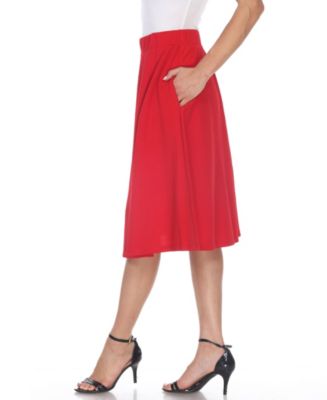 White Mark Saya Flare Skirt - Macy's