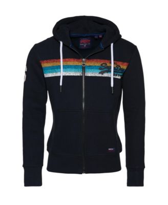 superdry vintage logo cali zip moletom com capuz